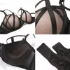 Bras Sets Black Women s Sexy Lingerie Thick Push Up Bra And Panty Plus Size B C D Cup Female Brassiere Cotton Underwear Women Set Red 221007