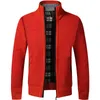 Sweaters heren nieuwe fleece vest sweater herfst/winter thermische jas zip gebreide trend casual plus maat m-4xl y2210