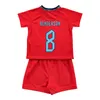 Kit Jerseys de football 22 23 GREALISH Mount Sterling MAGUIRE STONES RICE HENDERSON SAKA Accueil Away Enfant Costume Football Chemise À Manches Courtes Uniforme