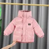 Manteau en duvet enfants vêtements hiver épaissir vestes pour filles enfants brillant coton imperméable adolescent vêtements d'extérieur 221007