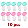 BreastPumps 10st/Lot Wholesale Baby Feeding Manual Pump Partner Collector Milk Silicone Pumps Mama Savers PP BPA Free 221007