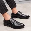 Luxuriöse Brogue-Oxford-Schuhe, spitze Zehen, Lederschuhe, Schnürschuhe, Schnalle, Quastenmuster, High-End-Herrenmode, formell, lässig, Slip-on-Schuhe, verschiedene Größen