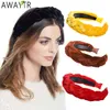 Bandeaux Accessoires pour cheveux Larges bandeaux de tissage brillants bandeau tressé cerceau de cheveux bandes de cheveux de mode lunette coiffure large côté Turban T221007