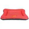 Lit de cage pour chien Lits de chien lavables pour grands chiens Tapis de couchage confortable en flanelle épaisse de luxe moelleux et anti-rayures pour animaux de compagnie