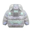 衣類セットベイビーボーイは暖かいフード付きジャケットパンツ衣料品冬服セットスノースーツコートスキースーツの女の子221007