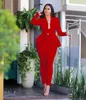 Women's Suits Blazer Winter set Tracksuit Full Sleeve Ruffles Pants Suit Two Piece Set Office Lady business wear uniform GL610 221006