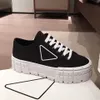 Women Shoes Sneakers. Fashion Rubber Platform Nylon Gabardine Triangle Decorate 50 Mm Inspired By Motocross Tires Defines Design Of These