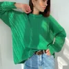 Women's Knits Tees Ladies Solid Autumn Winter Sweater Women Thick Oversized Long Sleeve Casual Loose Pullovers Female Sweater Jumper Knitted Tops 221007