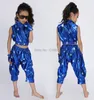 Dancewear Jazz Junge und Mädchen Bühne Kleidung Set Kind Kinder Hip Hop Performance Kurze Hosen Kostüme 221007