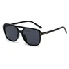 Occhiali da sole Designer quadrata di moda donne vintage uomini occhiali da sole sfumature nere uv400 occhiali