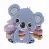 Massaggiagengive per bambini Giocattoli 10 pezzi Koala Silicone Massaggiagengive Ciondolo Orso Massaggiagengive Giocattoli BPA Silicone masticabile gratuito Dentizione Giocattoli da masticare per il bambino 221007