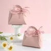 Fold Prezent Wrap Wedding Candy Torba prezentowa torebka urodzinowa Favours Box Baby Shower Dekoracja romantyczne małżeństwo