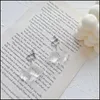 Dingle ljuskrona transparent mini lycklig karp akryl dingle ￶rh￤ngen f￶r kvinnor flicka rolig djur fisk koi modeparty mjfashion dhybk