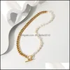 Łańcuchy ograniczają łańcuchy kobiety naszyjniki biżuteria 18k złota 7,9 mm damskie łańcuch Long Link klasyczny naszyjnik do dostawy kobiet 2021 Pendan Dhze8
