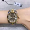 Orologio da donna ST9 meccanico automatico acciaio bicolore quadrante grigio diamante 31 mm 116231 278273 cinturino giubileo zaffiro datejust regalo di Natale Montres de luxe