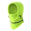 Tampas de ciclismo tampa térmica de face de face balaclava lenços mais quentes do pescoço com tira refletiva para caminhada de motocicleta de bicicleta