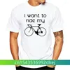 T-shirts pour hommes Je veux faire du v￩lo push v￩lo dr￴le com￩die bicycle tee blague top cadeau pr￩sent streetwear mode coton t-shirt ￠ manches courtes