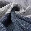 Sweaters Spring Winter New Men's Cardigan Single-Breasted Fashion Knit Plus Size Sweater Stitching Colorblock Stand Collar Coats Jackets Y2210