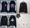 Sweats à capuche pour hommes Sweatshirts Designer Hearts Hoodie Chromes Mens Sweat à capuche Vêtements à capuche Ch Cross Flower Arm Front Imprimé Horse1u43