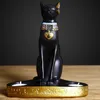 Andere thuisdecoratie Europese stijl Creative Resin Egyptische katten ornament God Living Room Studie Office Desk Decoratieve kandelaar 221007