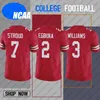 Футбольный футбол американского колледжа NCAA Custom Ohio State Buckeyes Football Jersey 7 C.J. CJ Stroud 3 Miyan Williams Emeka Egbuka Tommy Eichenberg Jerseys Ник Боса Час