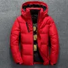 Hommes Down Parkas Hiver Chaud Hommes Veste Manteau Casual Automne Col Montant Puffer Épais Chapeau Blanc Canard Parka Mâle Avec Capuche 221007