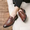 Vegan Oxford chaussures voilier tête hommes boucle un étrier mode formelle chaussures décontractées plusieurs tailles 38-47