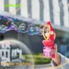 Novel Games Kids Bubble Gun Machine Automatic Electric Soap Bubble Blower For Children Summer Outdoor Games Garden Girls Present Födelsedag 221007