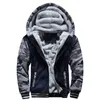 Mens Hoodies Sweatshirts Winter Thick Warme Fleece dragkedja Coat Sportwear Man Streetwear 4XL 5XL 221007