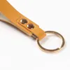 Мода металлическая кожаная автомобиль Carychain Creative Key Gulder Organizer Smart Key Key Wallet Complect Compost Ring