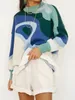 Maglioni da donna Moda donna O Collo Stampa Autunno Inverno Pullover Allentato Casual Manica lunga Y2K Top Maglione Donna 221007