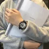 Relojes de pulsera Reloj para adolescentes Hombre Hueco Decorativo Personalidad Tendencia Mujer Esfera grande Cuarzo