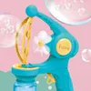 Novità Giochi Fan Bubbles Maker Machine Blower Big Gun Bambini Macchine automatiche Cartoon Sapone Giocattolo all'aperto Regalo 221007