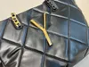 Designer Brand Shopping Retro Rhomb Leather Ladies New Underarm Fashion Versatile Borsa tote con catena intrecciata multifunzionale di grande capacità