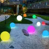 Waterdichte buiten bruiloft tuin gazon led gloeiend zwembad zwembad drijvende ballicht onder water lichtgevende tafellamp