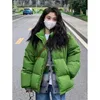 Womens Wool Blends Winter Puffer Jacket Women Parka Thick Warm 90% White Duck Down Coat Stand Collar Giacche Solid Parka Moda uomo Streetwear 221007
