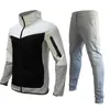 2022 디자이너 얇은 망 스포츠웨어 테크 양털 바지 tracksuit sportwear Pant Tracksuits 느슨한 한 지퍼 남자 위장 망 아시아 크기