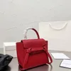Klassisk Pico Belt Bag Grained Calfskin Women Handväskor Nano Luxury Designer Axel Tote Micro Belt Bags Fashion Vintage Crossbody R1EE#