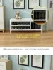 Clothing Storage Nordic Shoe Change Stool Solid Wood Bed End Home Door Simple Multi-function White Home-seat Cabinet