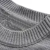 스웨터 중국 스타일의 남자 겨울 두꺼운 풀오버 니트 힙합하라 주쿠 스트리트웨어 빈티지 둥근 목이 둥근 목록 y2210