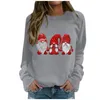 Damen Hoodies Sweatshirts Weihnachtstag Paare passen zum süßen Weihnachtsdruck Harajuku Langarm Tops Pullovers Sudadera 221007