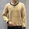 Mens Hoodies Sweatshirts Winter Long Sleeves Fleece Lined Warm Pure Color Quarter Zip Thicken Plus Size 8XL 221007