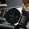 Armbanduhren 2022 Mode Minimalistische Uhren Für Männer Quarz Herrenuhr Business Freizeit Parität Edelstahl Mesh Gürtel Reloj Hombre