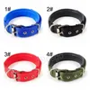 Colliers de chien en nylon pour animaux de compagnie Couleur unie Réglable Chiens Chats Colliers En Plein Air Teddy Labrador Collier Collier Durable Animaux Fournitures BH7705 TYJ