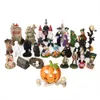 Autres décorations pour la maison Miniature Squelette Gnomes Halloween Minitures Résine Mini Figurine Figure Statues Effrayant Fée Jardin Horreur Zombie Gnome Couple 221007