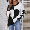 Damesbreien Tees o nek hart gebreide trui dames pullover gebreide Koreaanse stijl kawaii jumper winter casual truien groene tops 221007