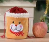 Kerst-Decorations Christmas Sack Xmas Gift Apple Bag Sneeuwman Santa Christmas-Drawstring Bag Party Supplies SN4714