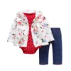 Kleidungssets IYEAL Baby Junge Mädchen Kleidung Set Baumwolle Langarm Kapuzenjacke Body Hosen geboren Unisex Born Kostüm 221007