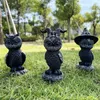 Andere huizendecoreshars Figuur Wizard Figurines Black Magic Cat Ornamenten Tabel Art originele geschenken Leuke miniaturen Moderne kamerdecoratie 221007