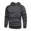 Mens Hoodies Sweatshirts Winter Fashion Thick Fleece Hip Hop Långärmning Pullover Male Autumn Solid Color Clothes 221007